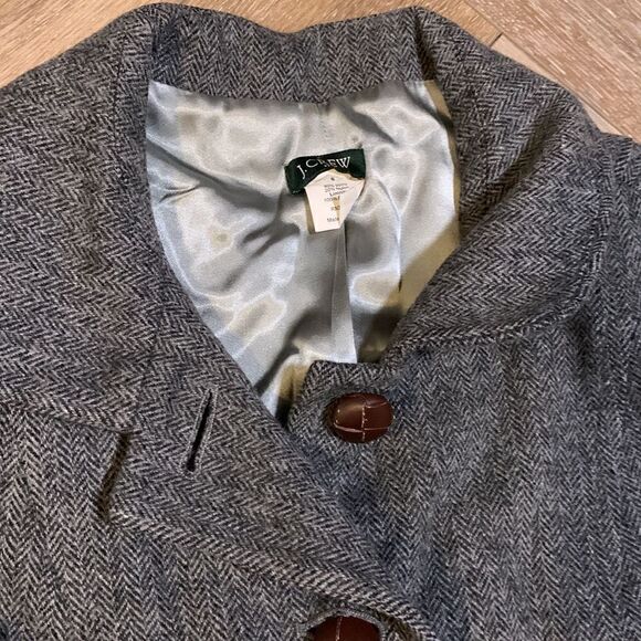 J.Crew factory fitted wool herringbone blazer - Picture 2 of 9